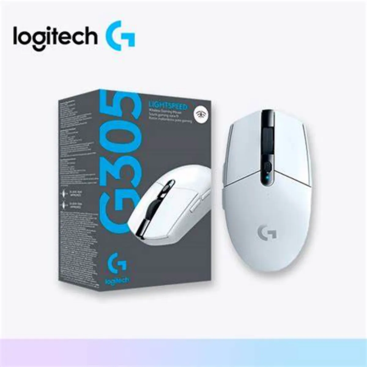 LOGITECH - Mouse Logitech G305 Ligthspeed Color Blanco