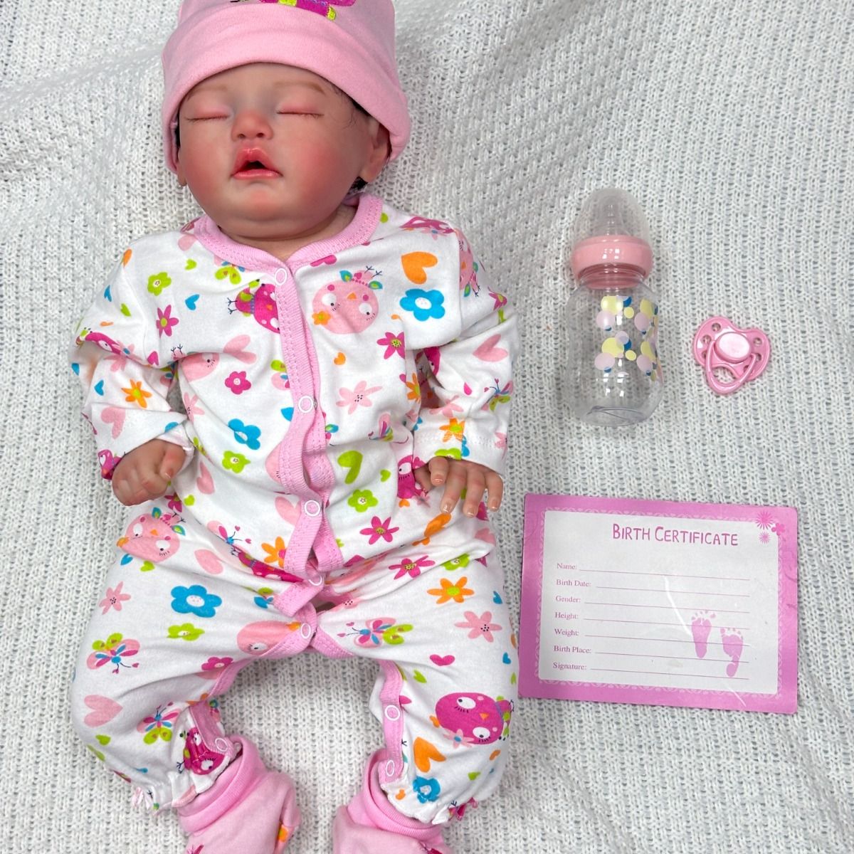 JK - Muñeca Bebe Real Valeria 50 cm