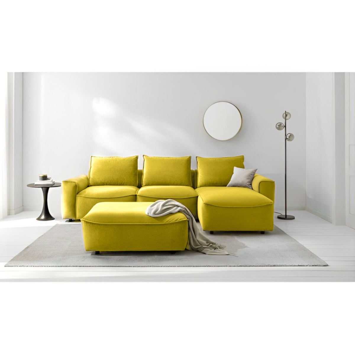 GENERICO - Seccional Derecho Esquinero Praga en Tela - Amarillo