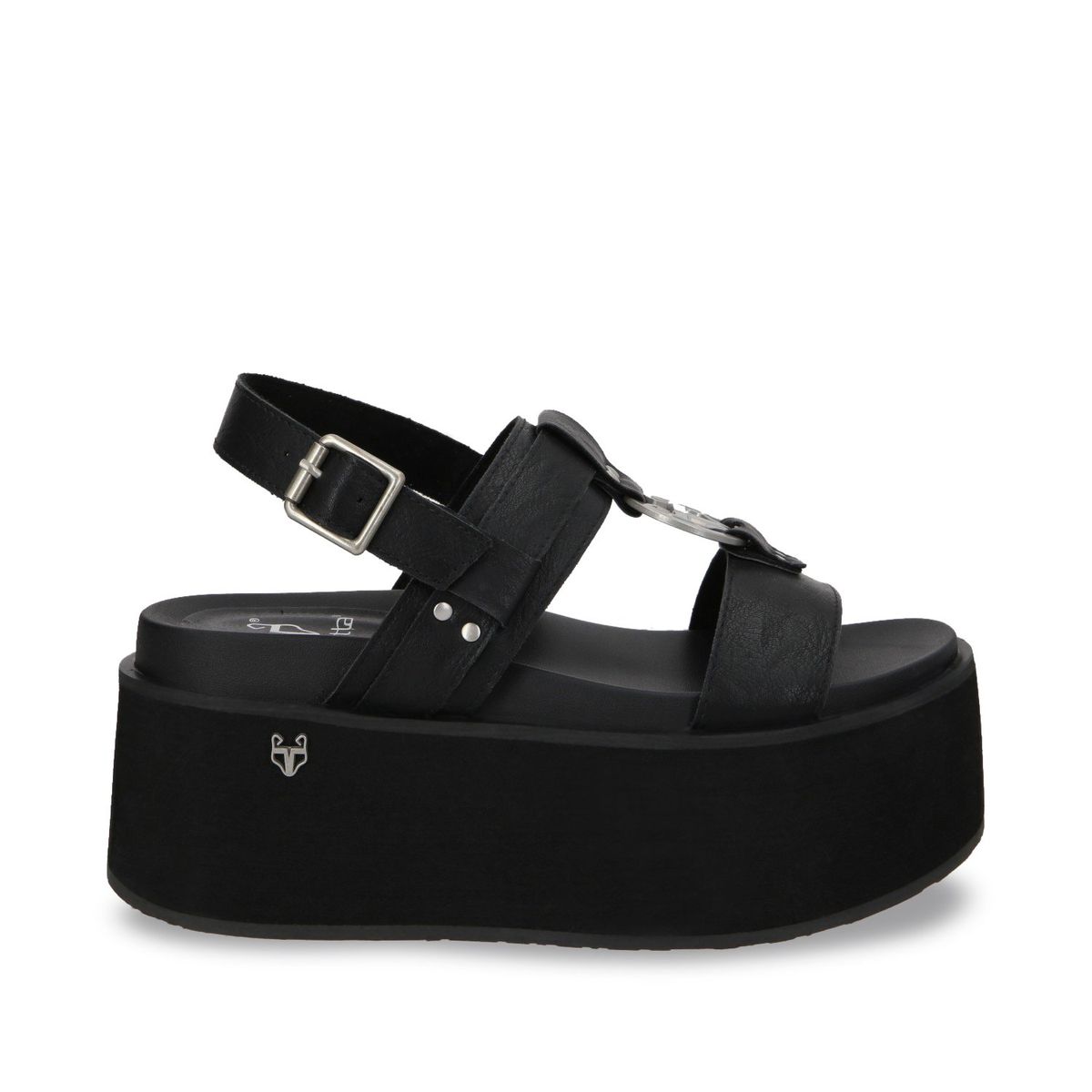GOTTA - Sandalia Plataforma Negra Mujer 35186 Gotta