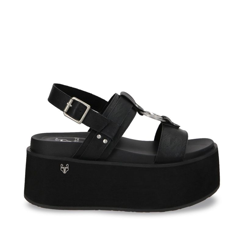 GOTTA - Sandalia Plataforma Negra Mujer 35186 Gotta