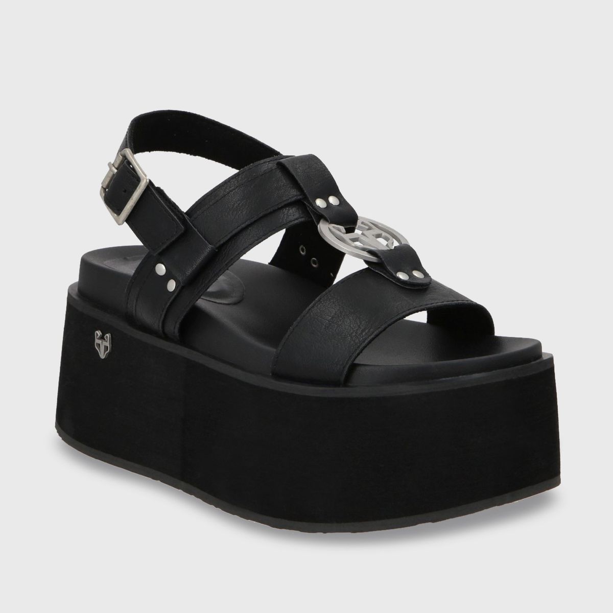 GOTTA - Sandalia Plataforma Negra Mujer 35186 Gotta