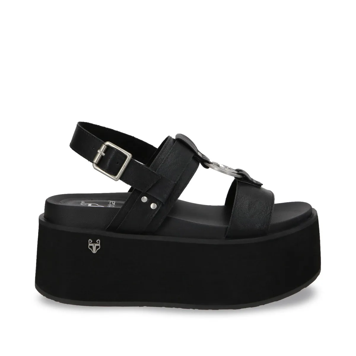 GOTTA - Sandalia Plataforma Negra Mujer 35186 Gotta