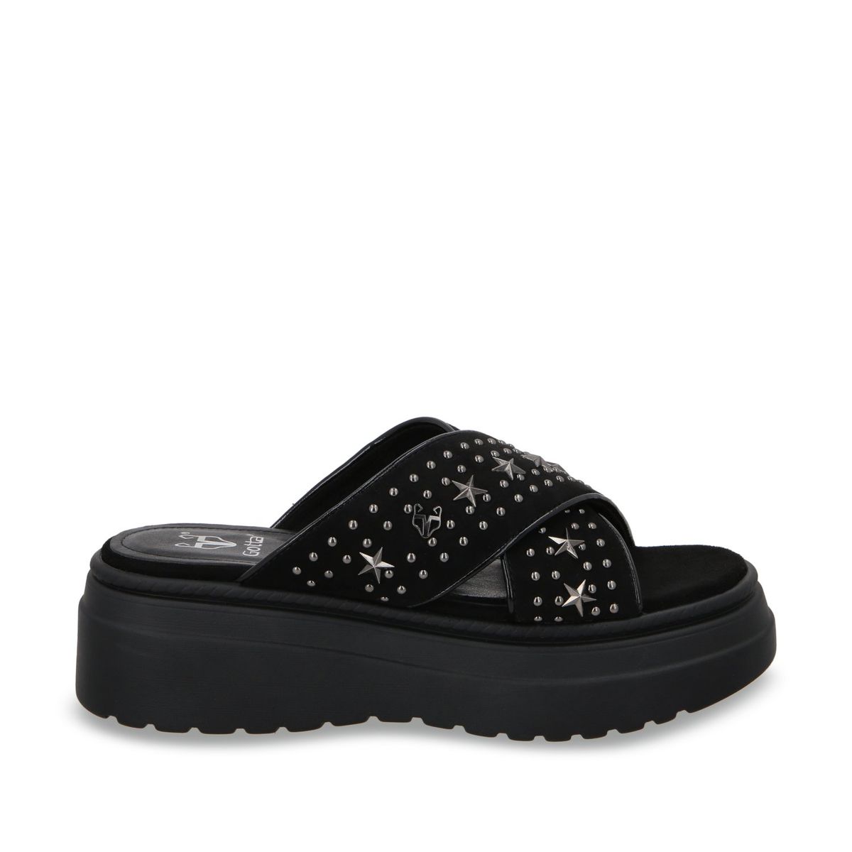 GOTTA - Sandalia Plataforma Negra Mujer 55921 Gotta
