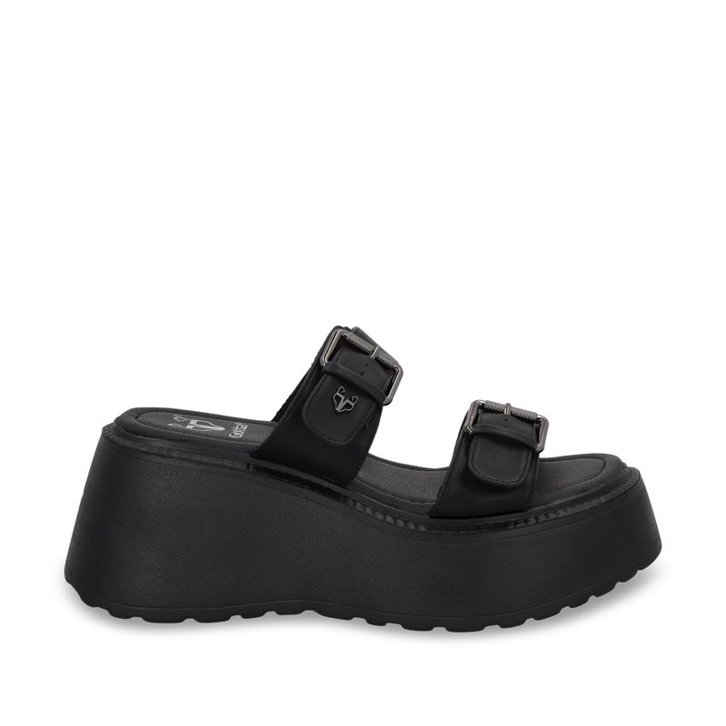 GOTTA - Sandalia Plataforma Negra Mujer 53721 Gotta