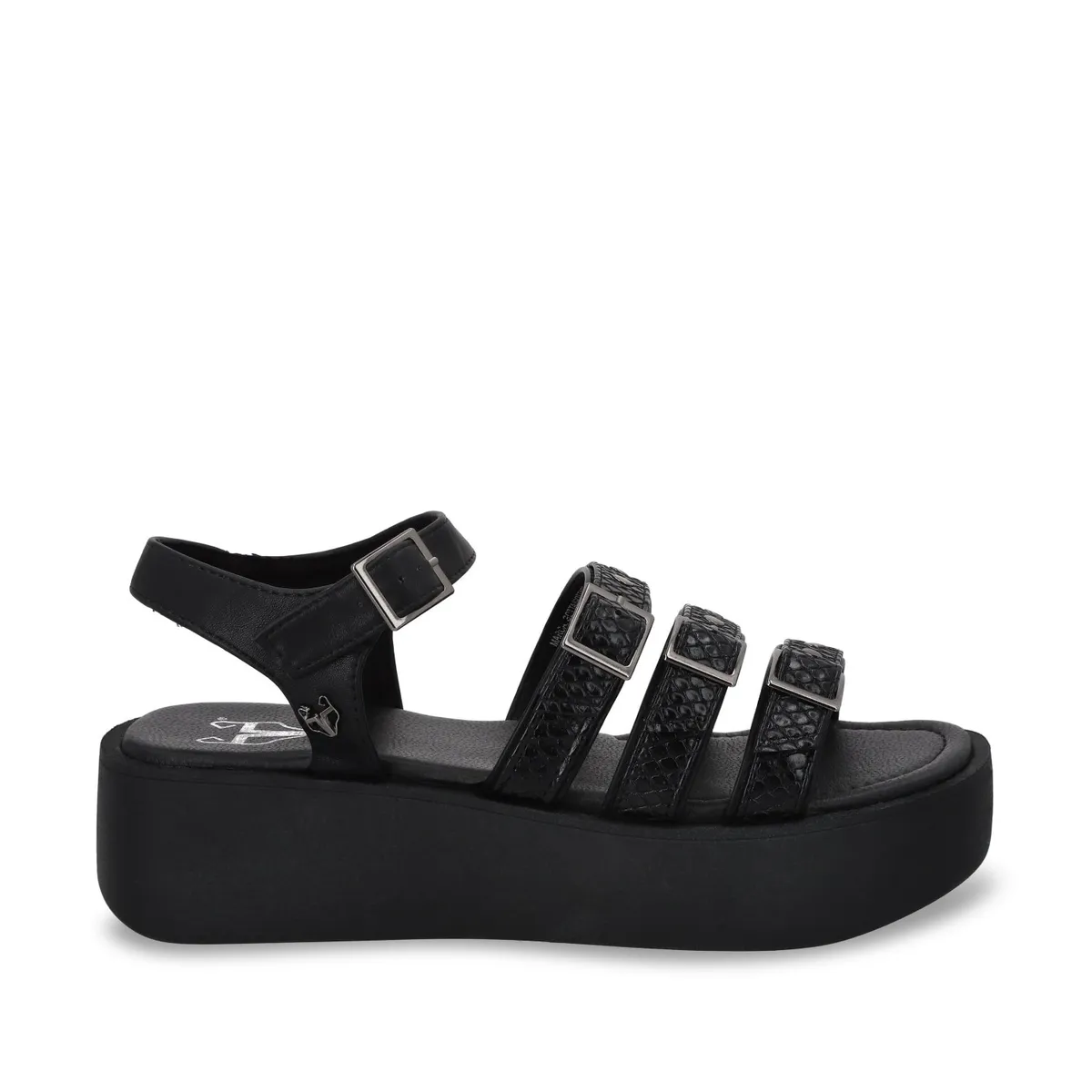 GOTTA - Sandalia Plataforma Negra Mujer 53731 Gotta