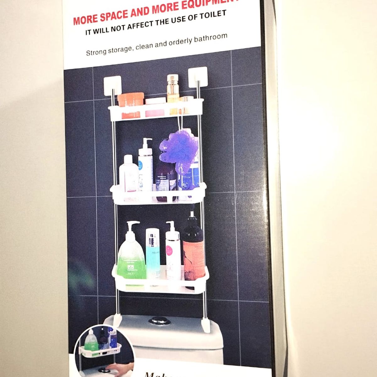 GENERICO - ORGANIZADOR DE BAÑO TRES NIVELES