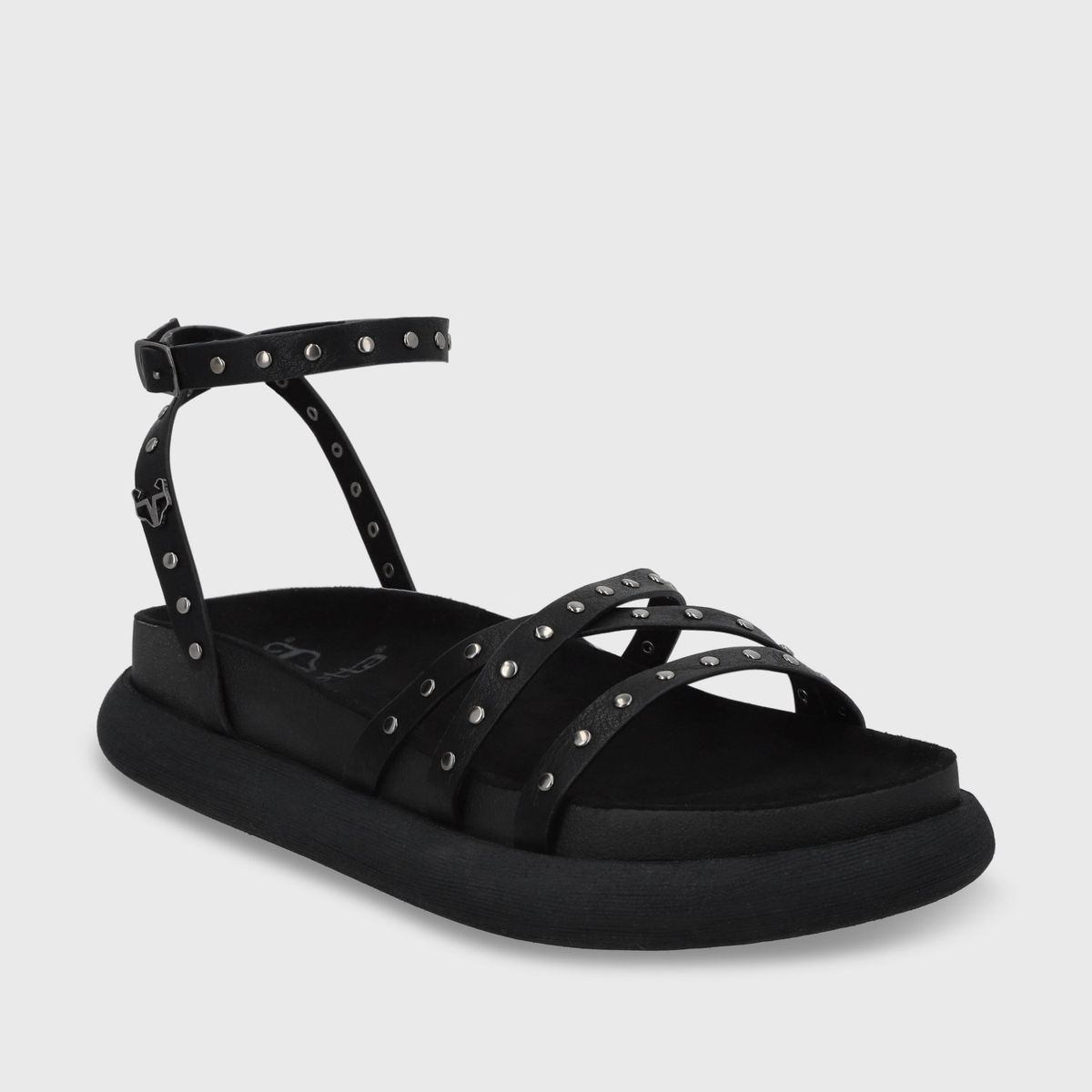 GOTTA - Sandalia Plana Negra Mujer 53703 Gotta