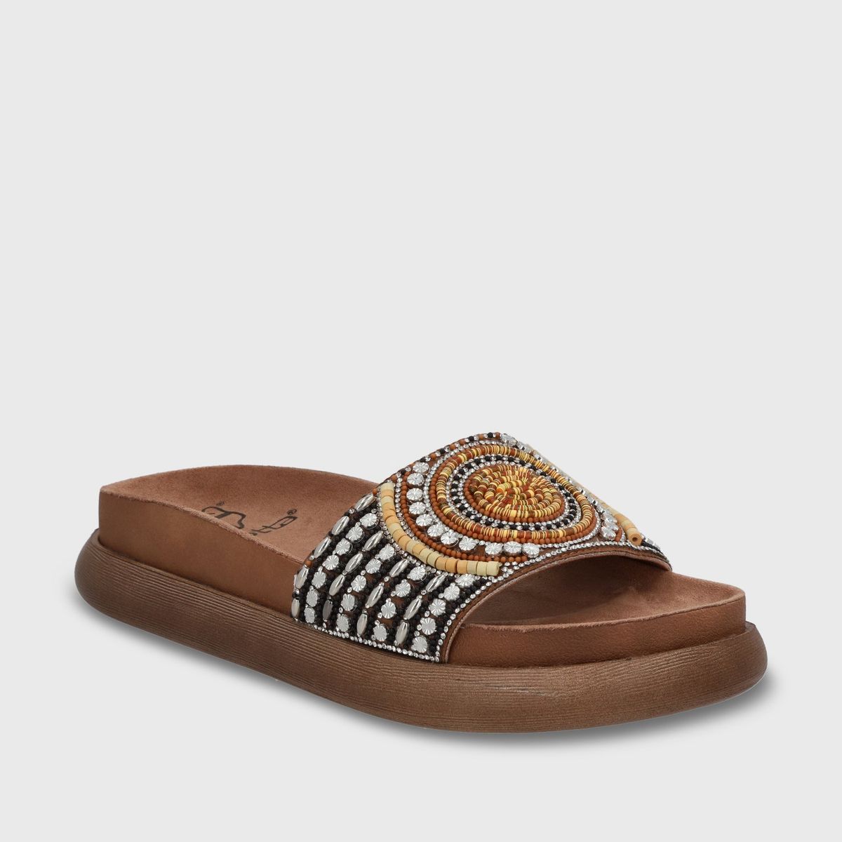 GOTTA - Sandalia Plana Beige Mujer 53704 Gotta