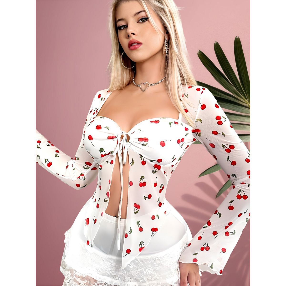 GENERICO - TOP DE GASA LOLITAS BLANCO K-POP-001