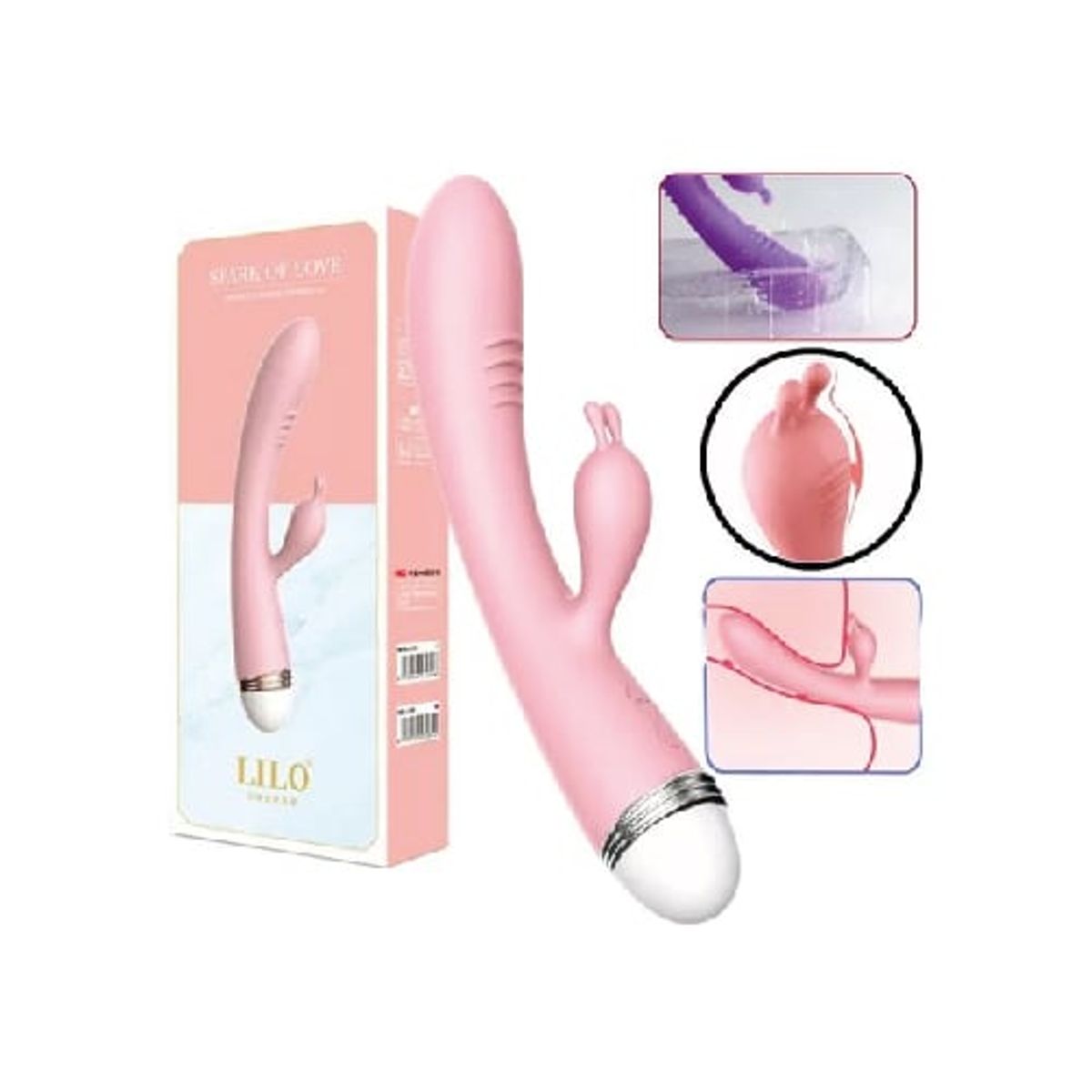 GENERICO - Vibrador Punto G Conejo Estimulador Clítoris