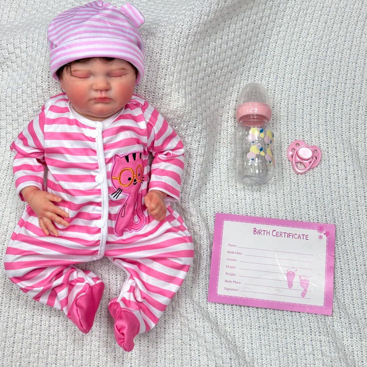 JK - Muñeca Bebe Real Ana 50 CM