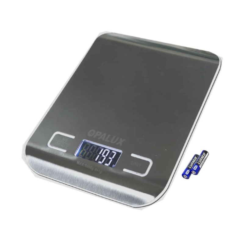 OPALUX - Balanza Digital para Cocina 5Kg OP-S5 OPALUX