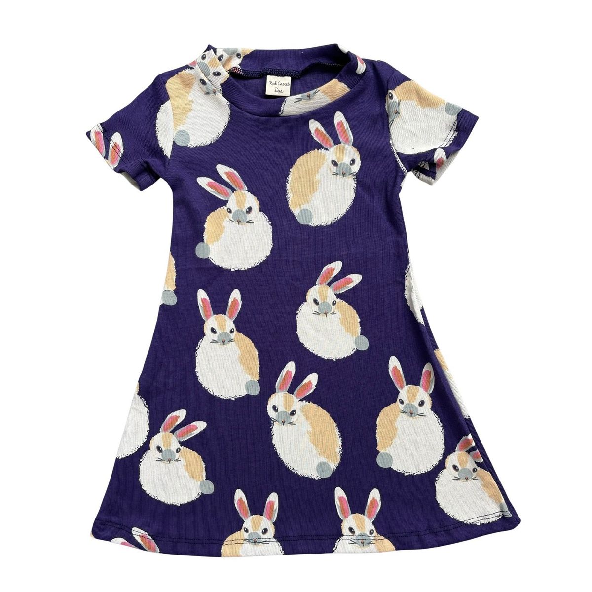 RED CARROT - Vestido color morado con conejos