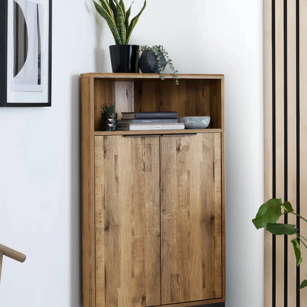 TU MESITA - Aparador Esquinero Gamboa color Marrón TU MESITA