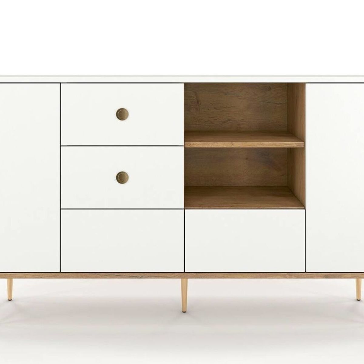 TU MESITA - Aparador Moderno Celta 4 cajones 2 puertas TU MESITA