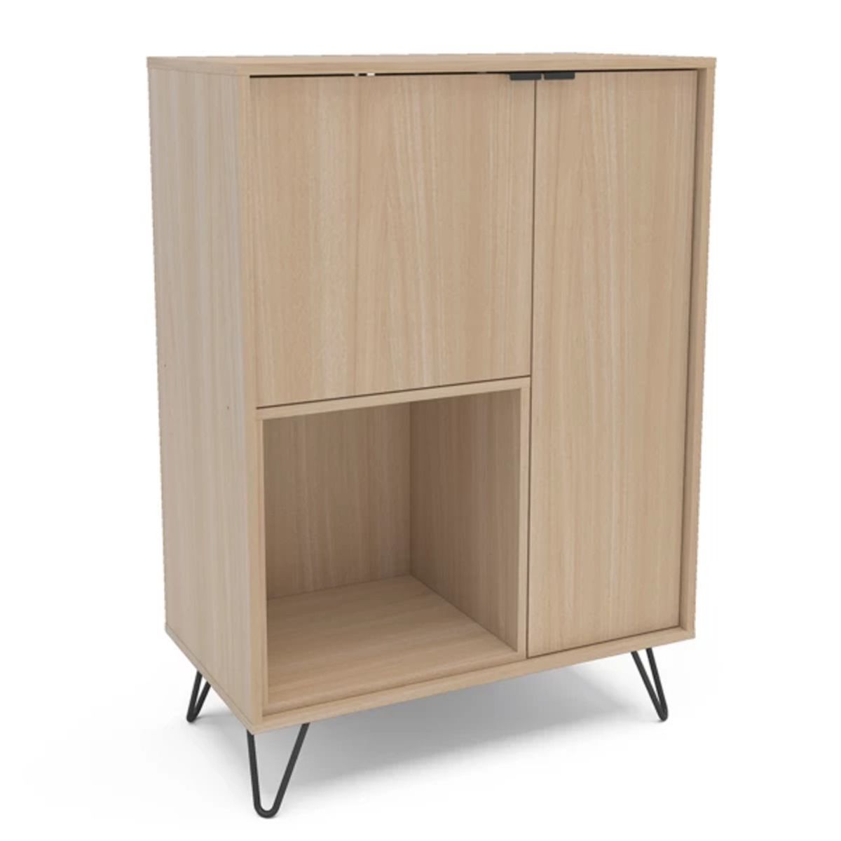 TU MESITA - Aparador Moderno Luana color Duna 2 puertas TU MESITA