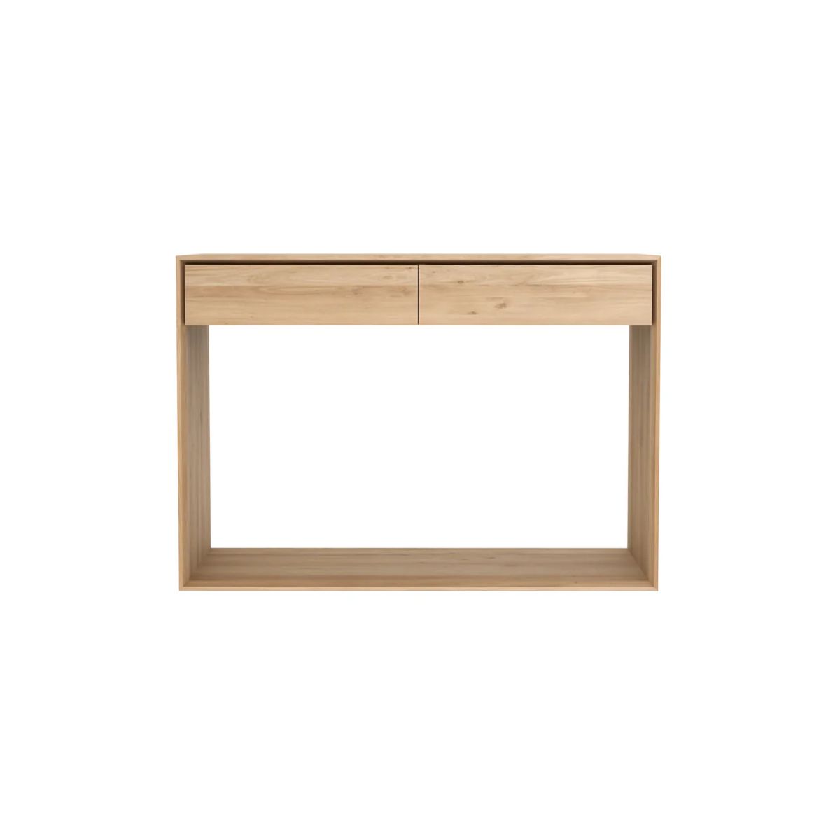TU MESITA - Consola Nórdica Simón color Haya 2 cajones TU MESITA