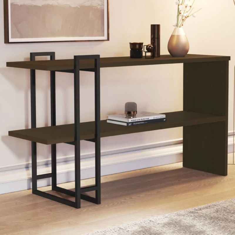 TU MESITA - Recibidor Moderno Luxury color MarrónNegro TU MESITA