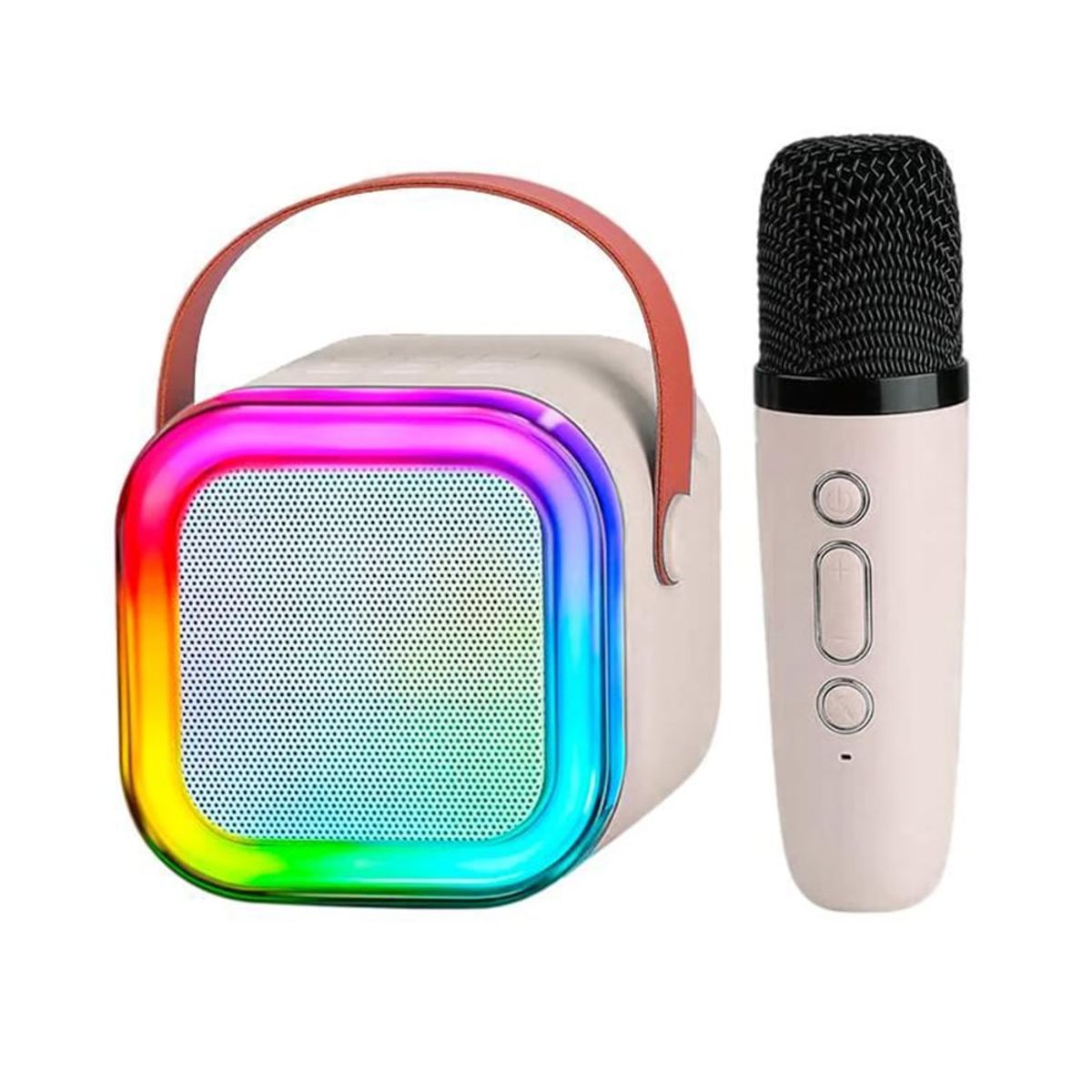 GENERICO - Mini Parlante con Micrófono Altavoz Bluetooth Inalámbrico para Karaoke