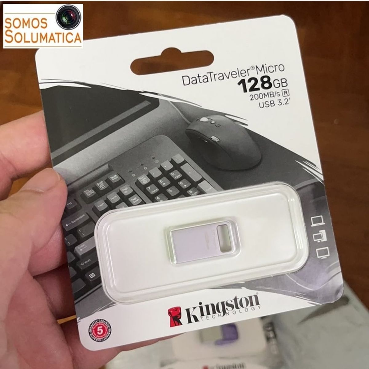 KINGSTON - Memoria Usb 128gb - 3.2 De Metal 200mbs - Original Kingston