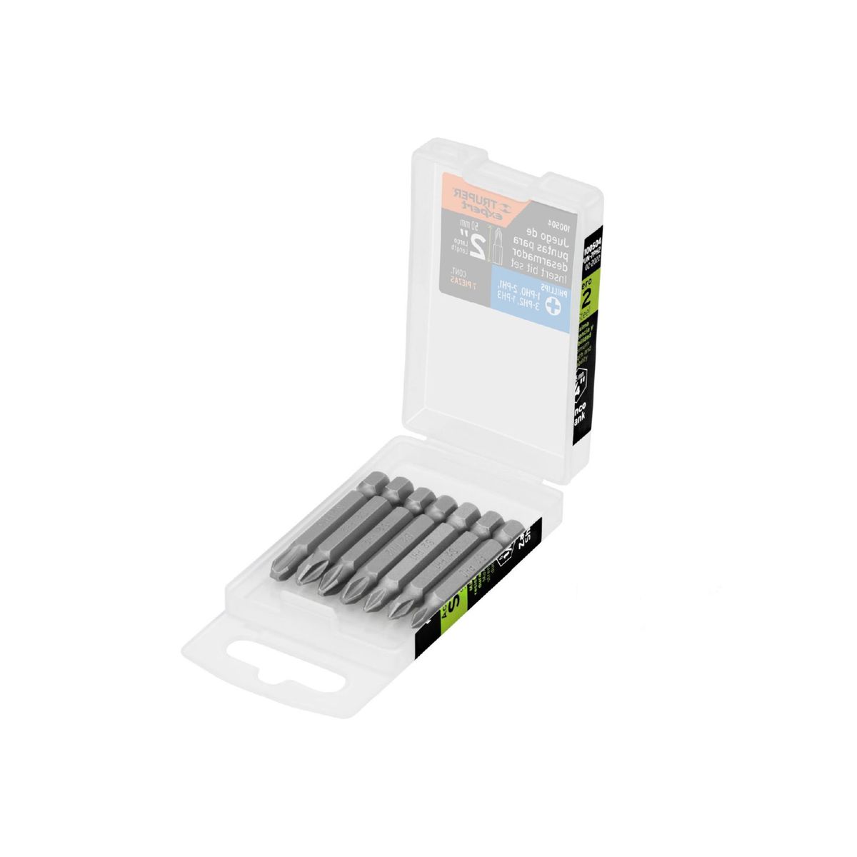 TRUPER - Juego 7 puntas de cruz combinadas  2" Truper Expert