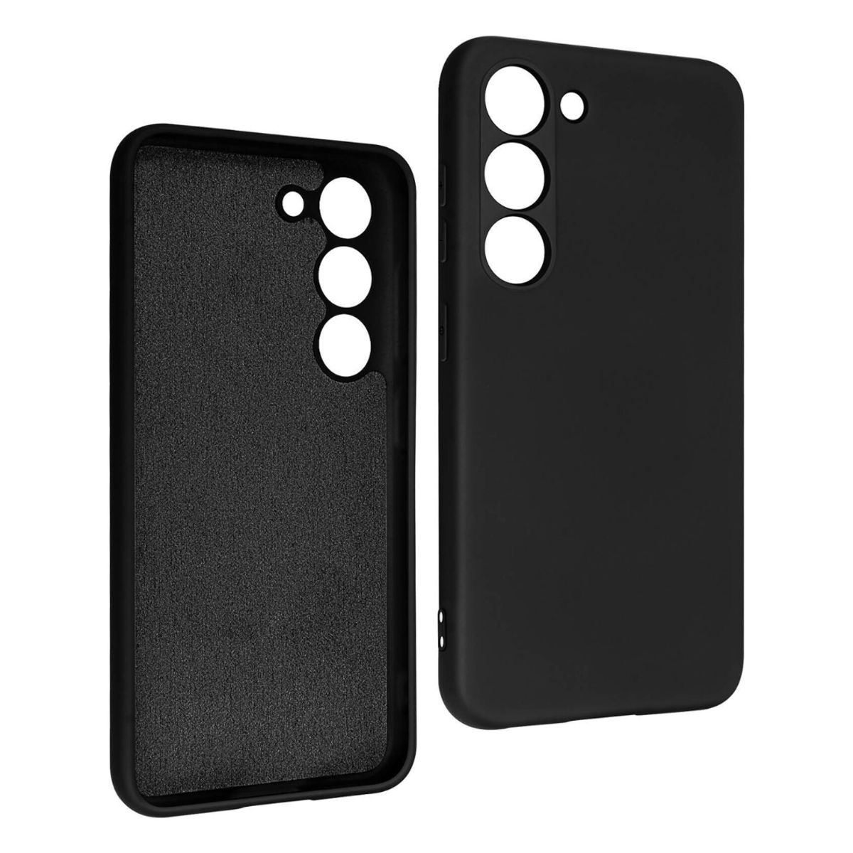 CASE - CASE SILICONA PARA SAMSUNG S24 FE  - NEGRO