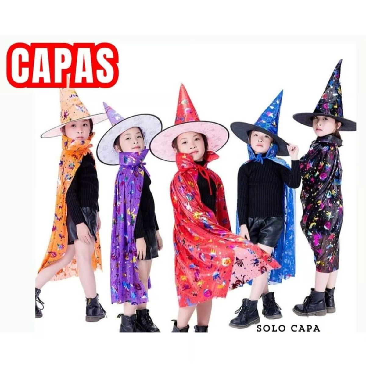 GENERICO - CAPAS DE BRUJA Halloween