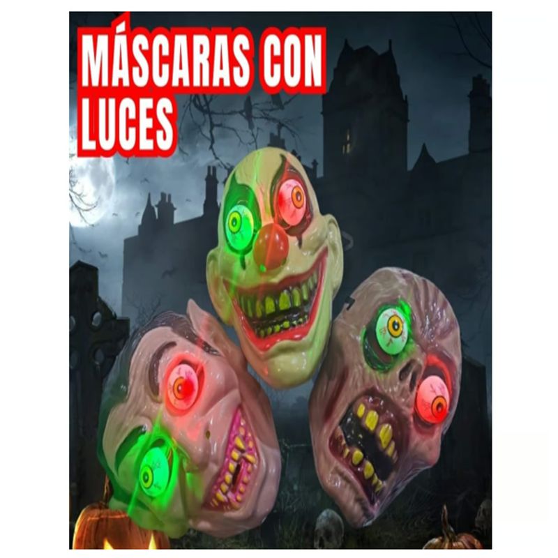 GENERICO - MASCARA PAYASO OJOS SALTONES