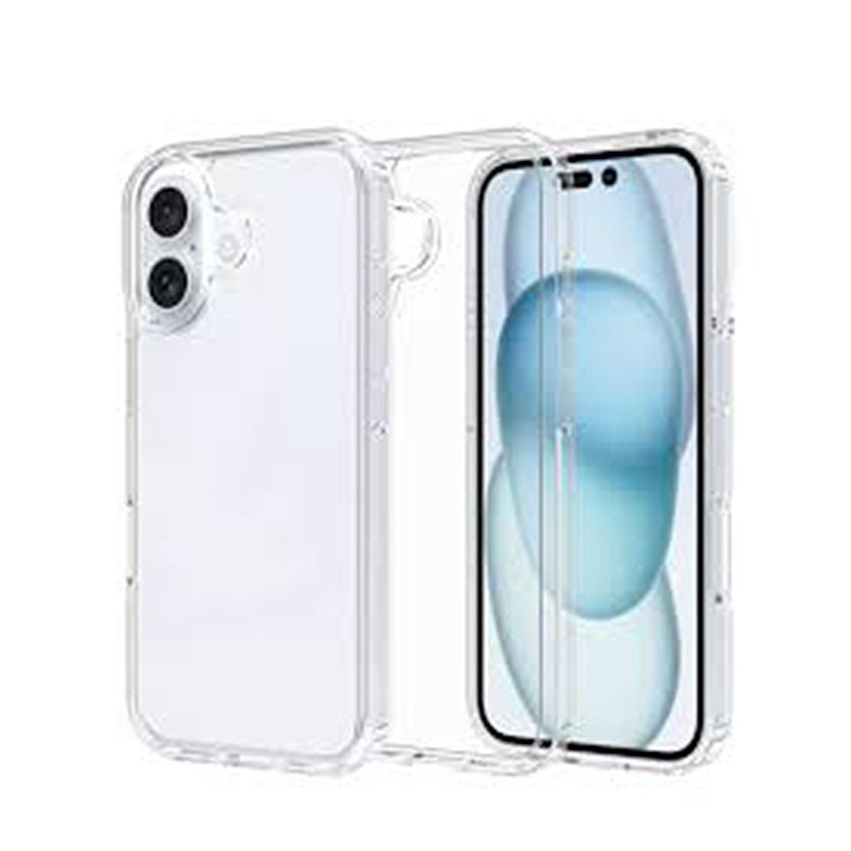 GENERICO - FUNDA TRANSPARENTE PARA IPHONE 16 PLUS CASE RESISTENTE ANTICAIDA