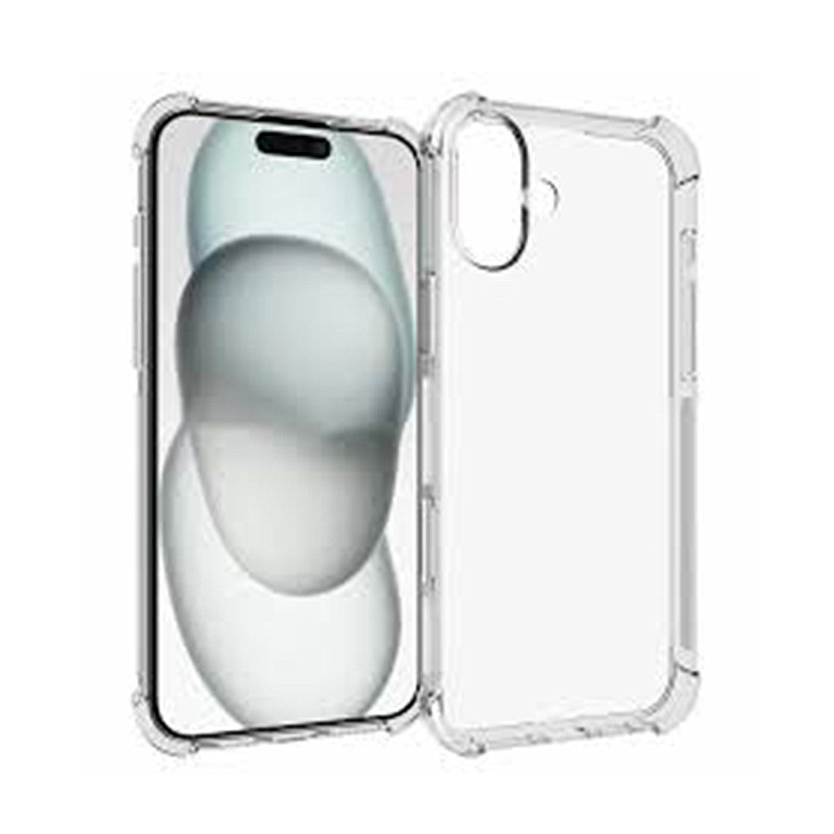 GENERICO - CASE TRANSPARENTE PARA IPHONE 16 PLUS FUNDA RESISTENTE ANTICAIDA