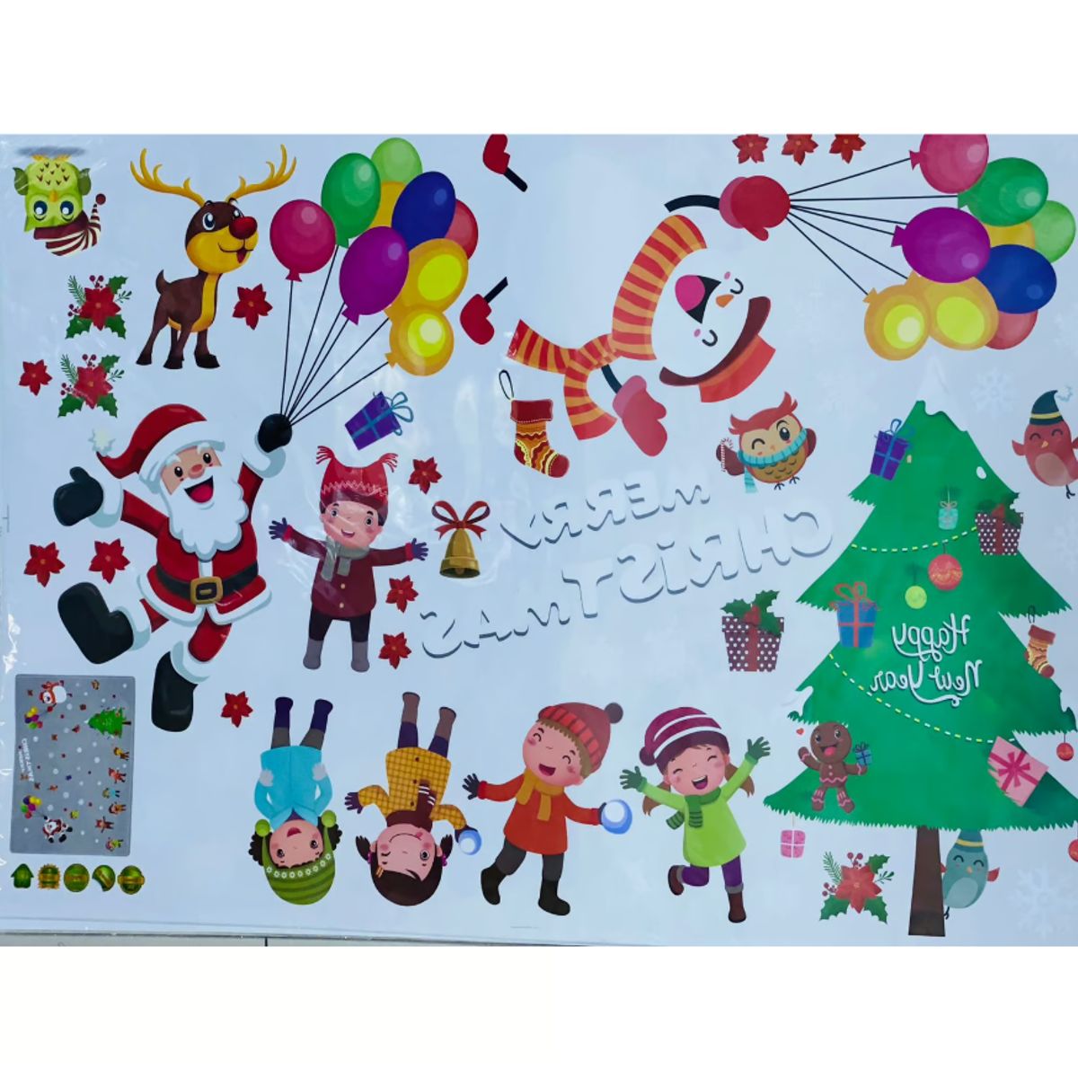 GENERICO - PEGATINA NAVIDEÑA - DECORA TUS VENTANAS