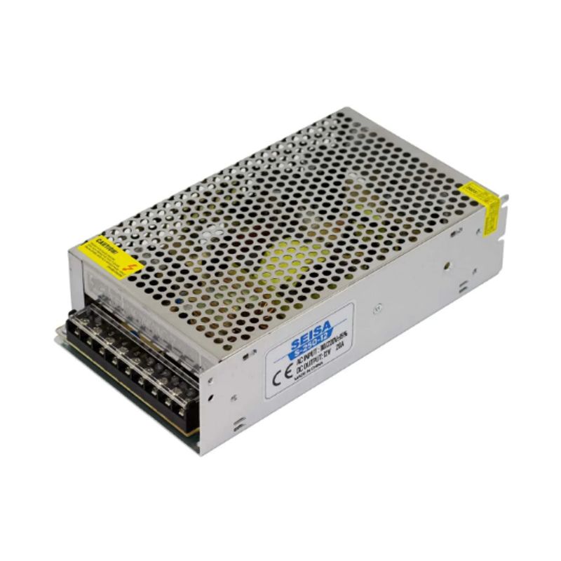 SEISA - Fuente de Alimentación Switching 12V 20A SE-250-12 SEISA