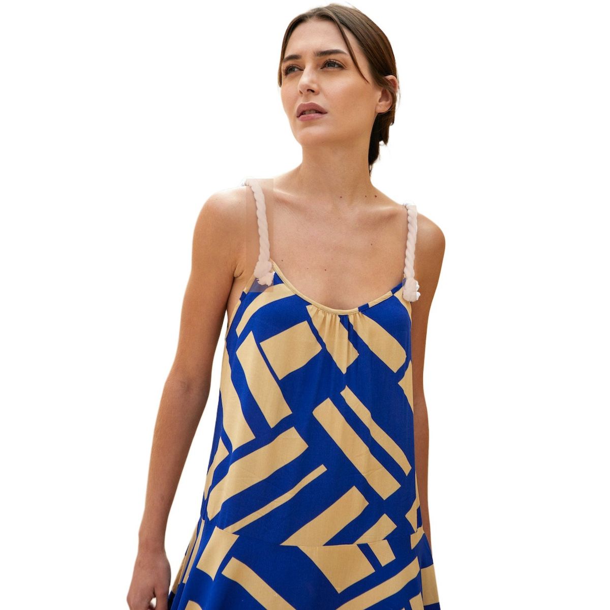 PERMUTA - VESTIDO MUJER SOGUILLAS BLOCK IZZY AZUL PERMUTA