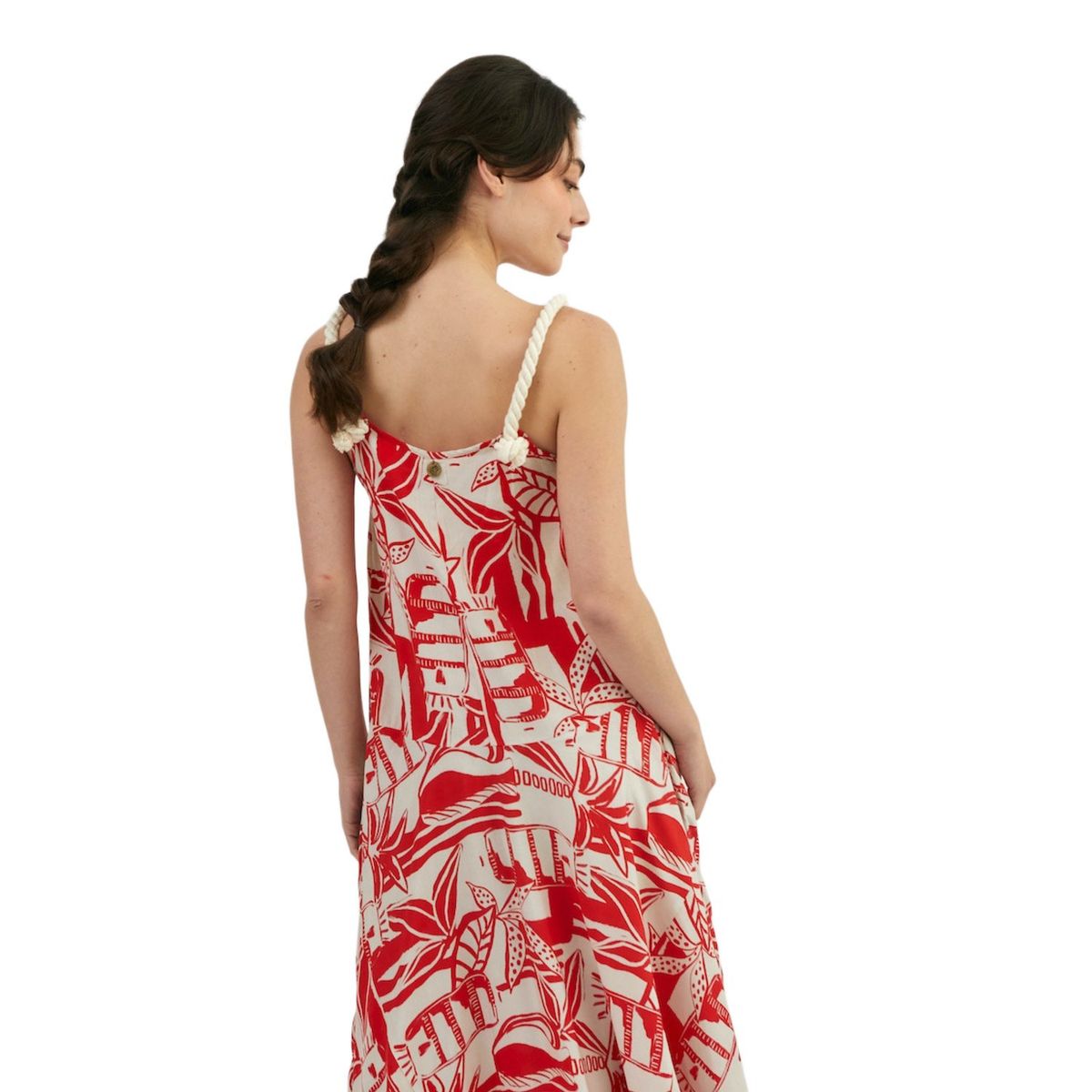 PERMUTA - VESTIDO MUJER SOGUILLAS IZZY CITY ROJO PERMUTA