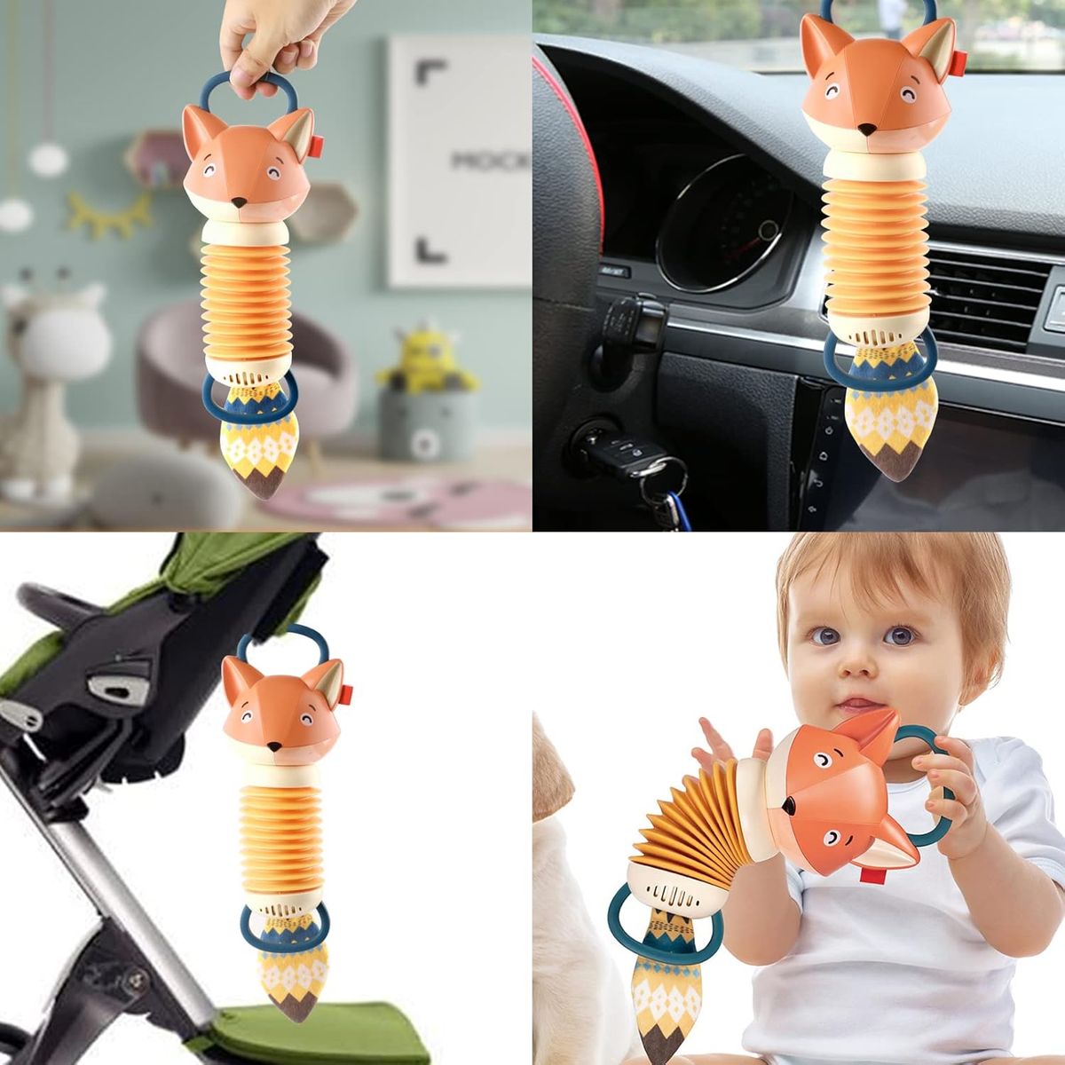 GENERICO - Juguete Estimulación para Bebe Musical Acordion Zorro