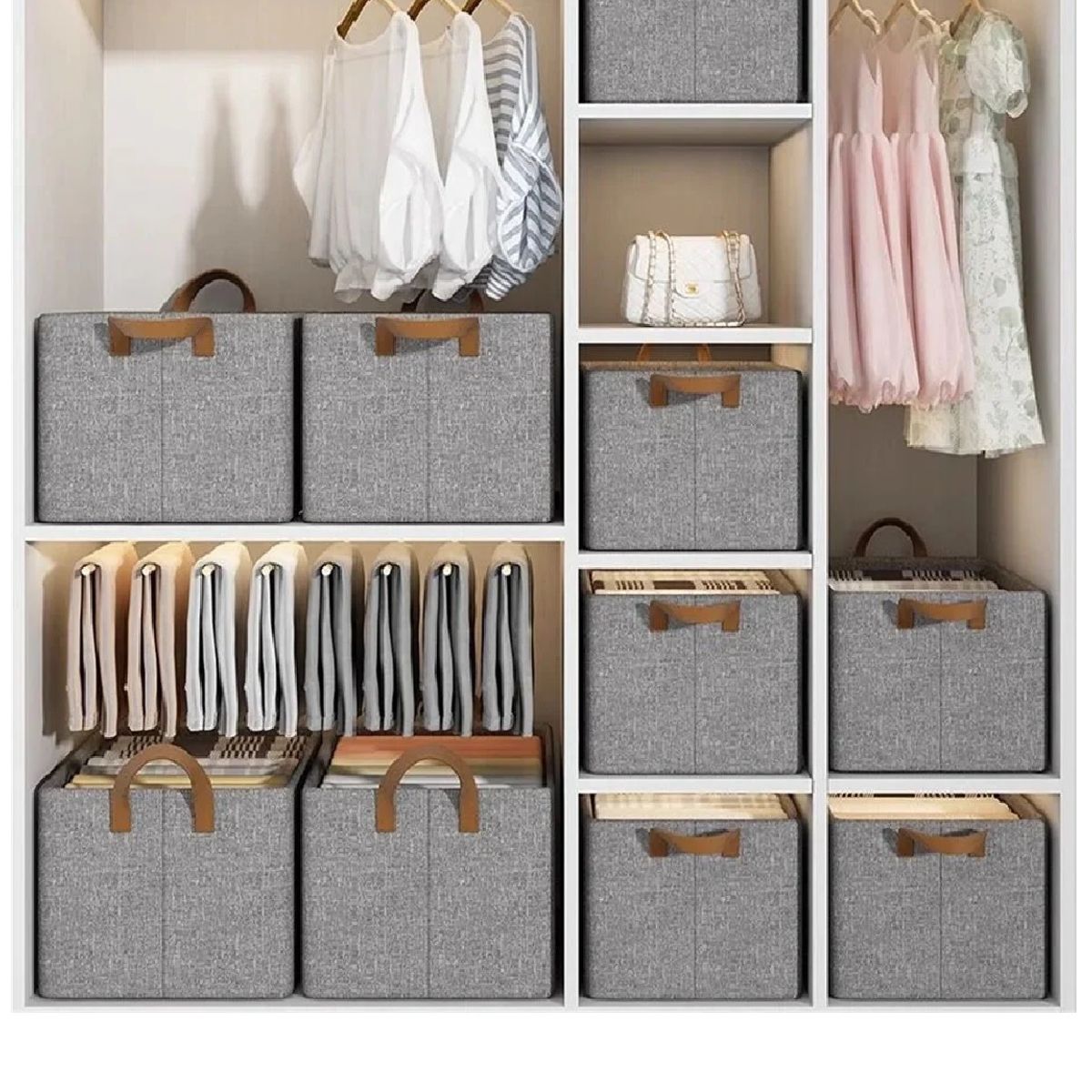 OEM - ORGANIZADOR DE ROPA MULTIUSO PLEGABLE