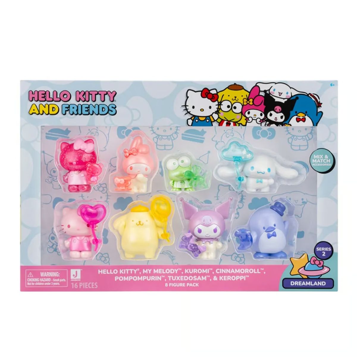 HELLO KITTY - Pack 8 Figuras Hello Kitty y Amigos