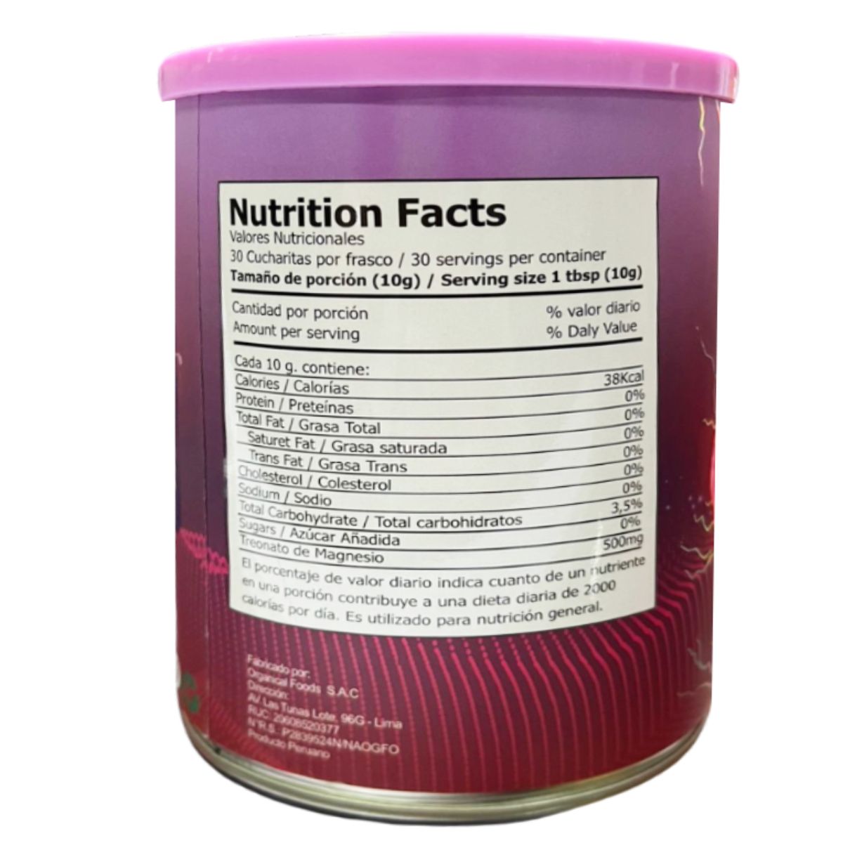 GENERICO - Treonato de Magnesio - 300 gramos