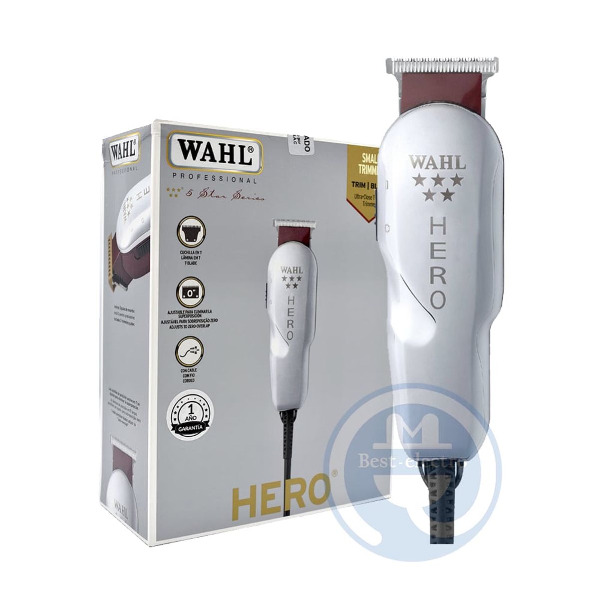 WAHL - Trimmer Profesional Wahl Hero 5 Stars 08991-718 con Cable