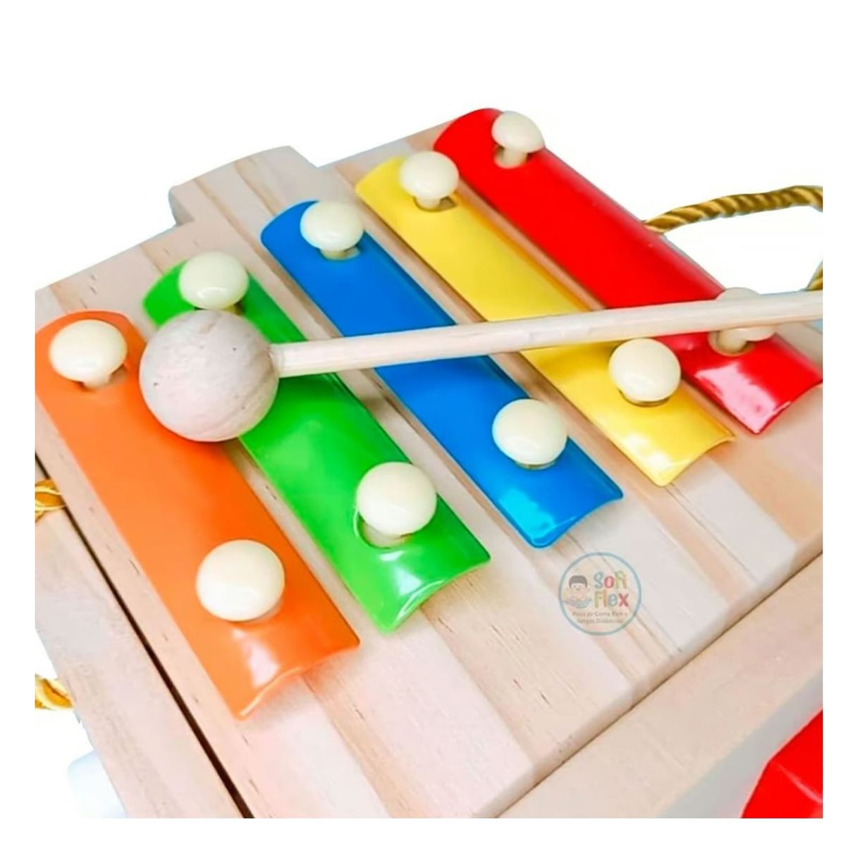 GENERICO - Cubo Didáctico Multifuncional Figuras Y Xilófono