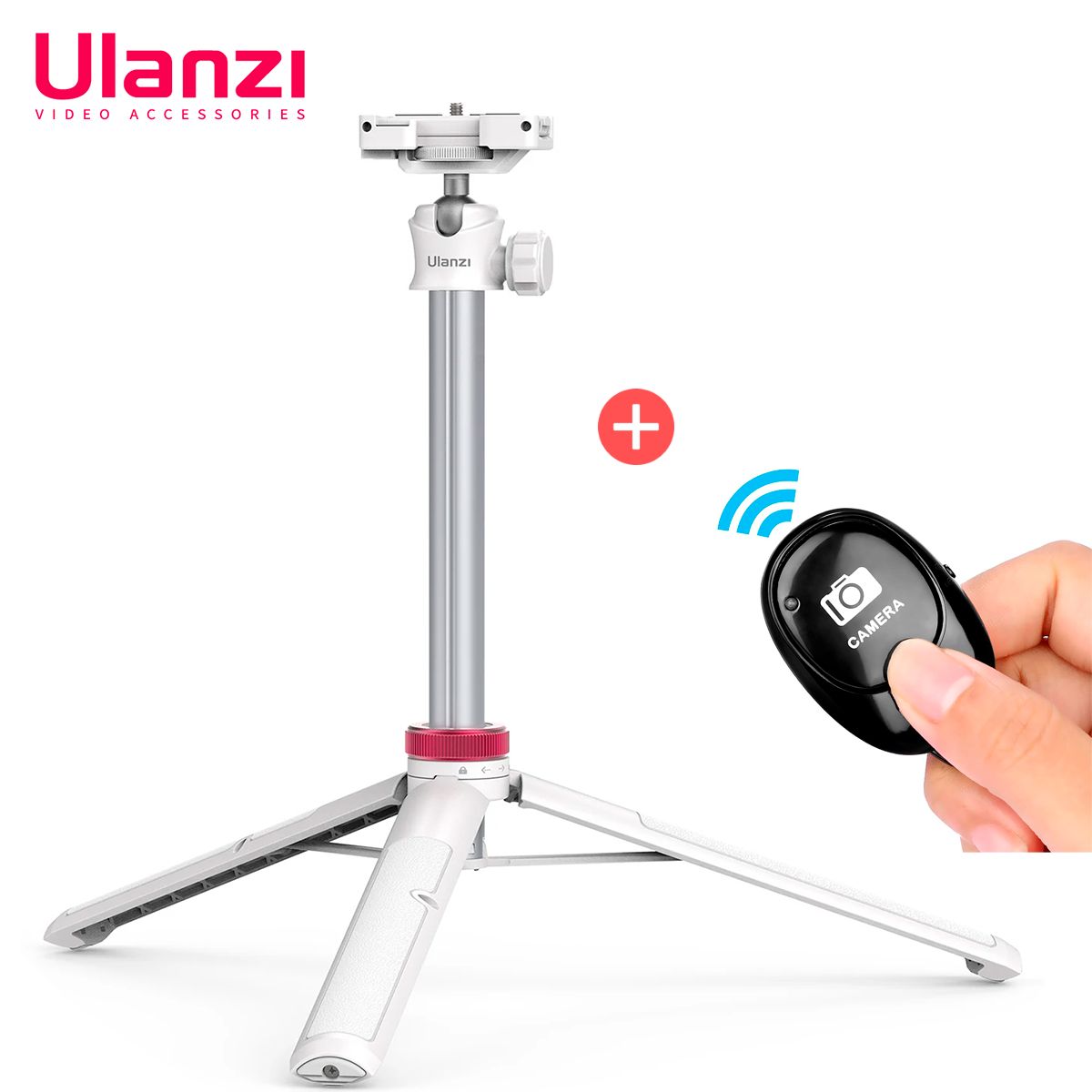 ULANZI - Selfi stick Mt-44 Ulanzi Mini Trípode Portátil + Disparador Bluetooth