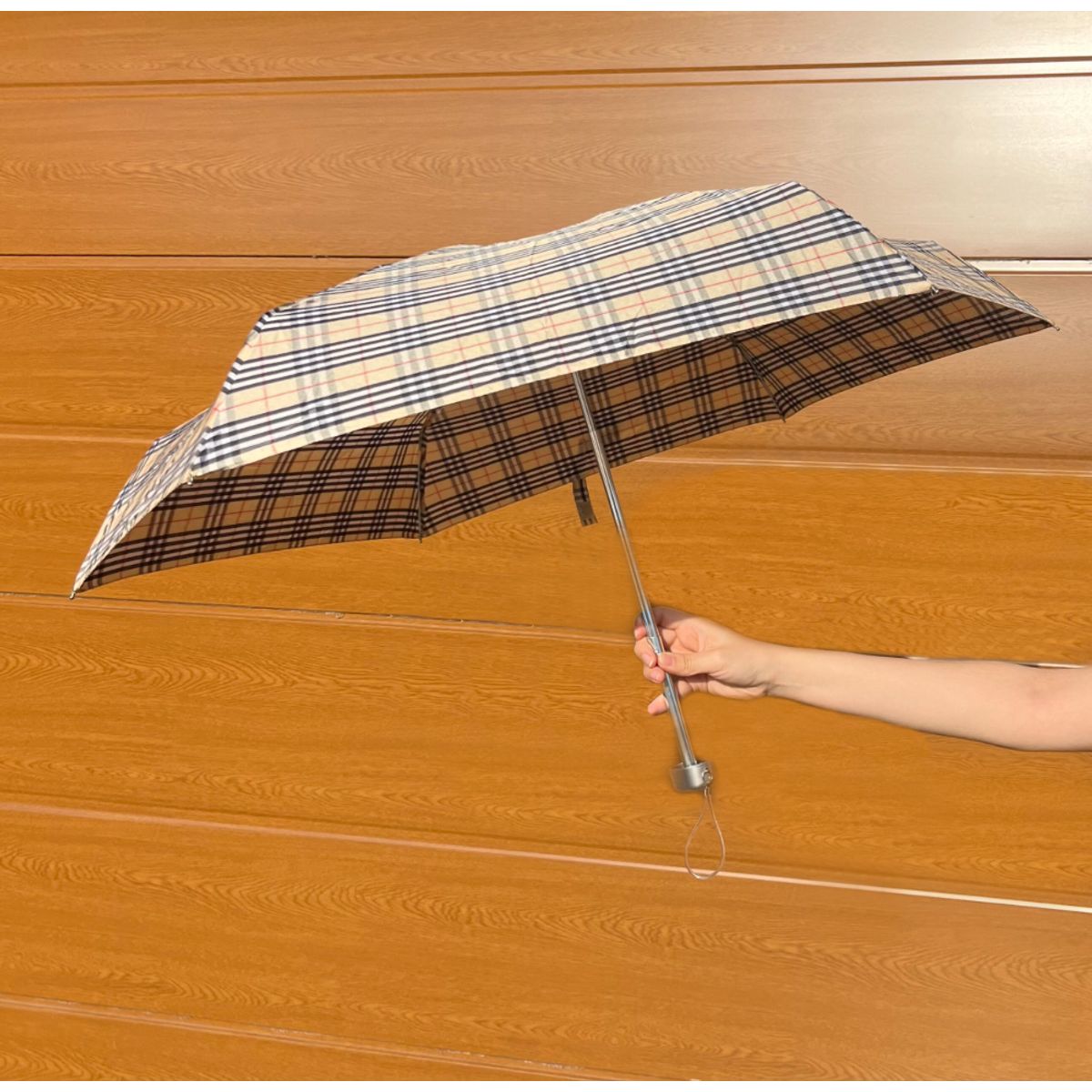 GENERICO - Sombrilla Plegable para Viajes - Cuadros