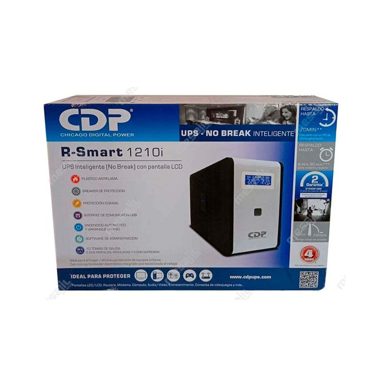 CDP - UPS CDP R-SMART 1010I R-SMART1010I 1000VA - 500W AUTONOMIA 30MIN