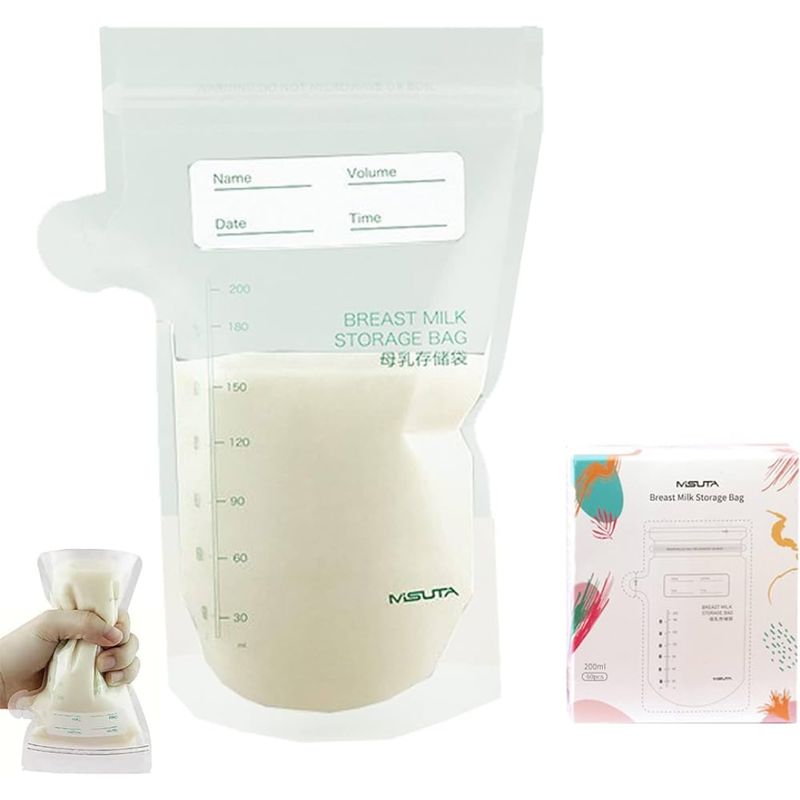 GENERICO - Bolsa De Almacenamiento De Leche Materna 200ml, 20 Pcs