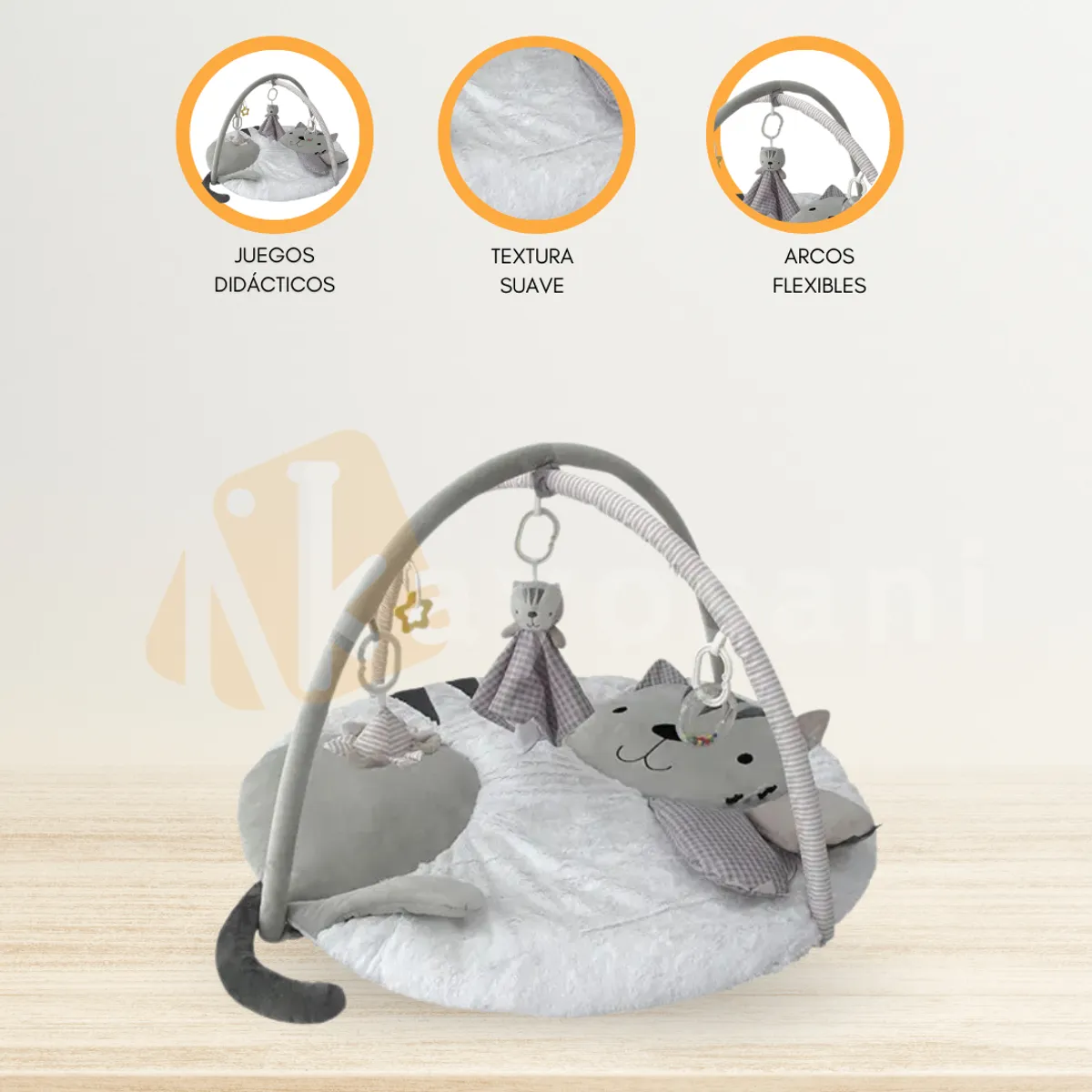 CARESTINO - Gimnasio Didáctico Para Bebé «GATITO»