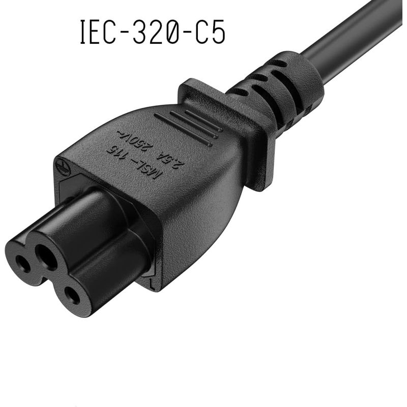 GENERICO - CABLE PODER TIPO TREBOL DE 1.80 M