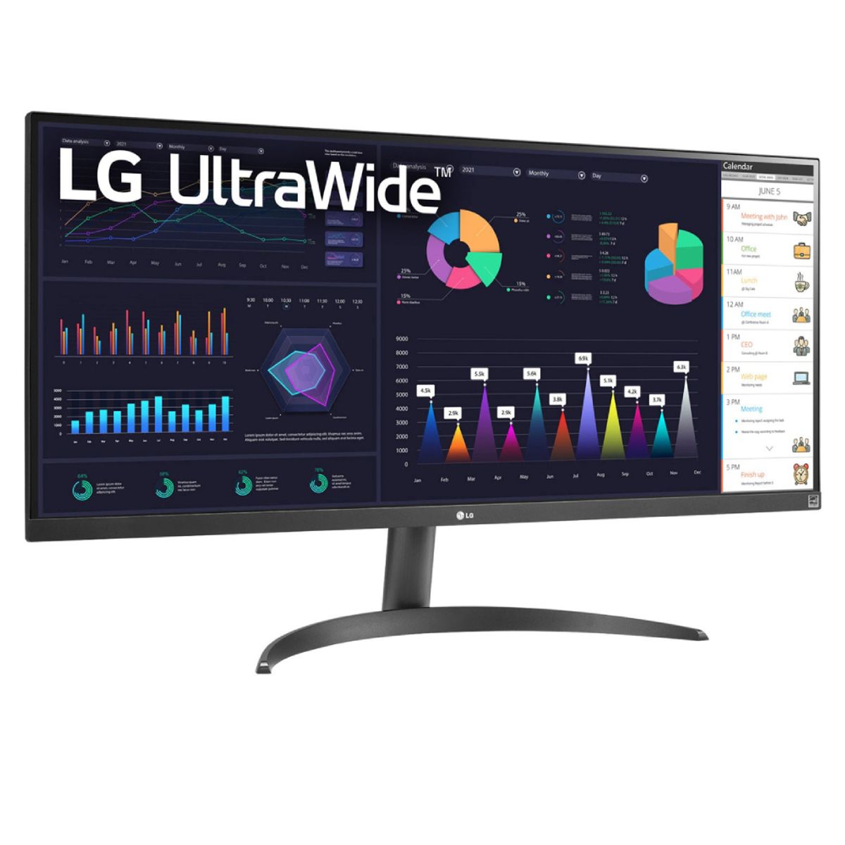 LG - Monitor LG IPS UltraWide LG 34 WFHD - 2560x1080 34WQ500-B