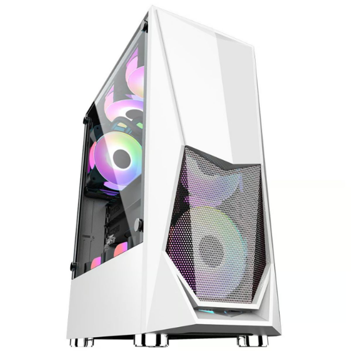 GENERICO - CASE 1STPLAYER DK-3 SIN FUENTE BLANCO RGB