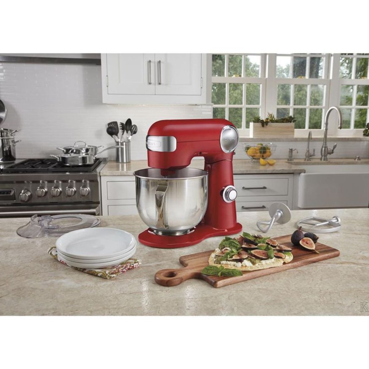 CUISINART - Batidora Cuisinart de Pedestal 5.2 Litros Roja